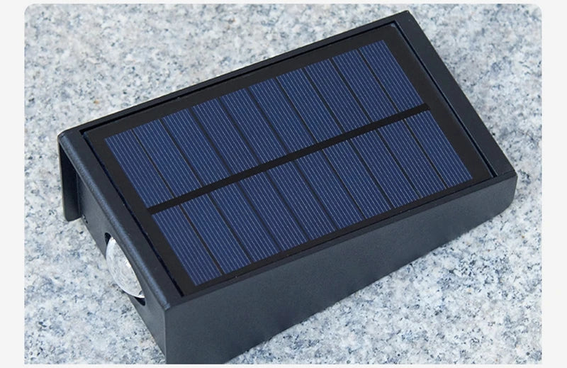 Outdoor Solar Lights Sunlight Garden Fence Outdoor Solar Lights Solar Stair Lights Up and Down Courtyard Street Modern Wall Lamps