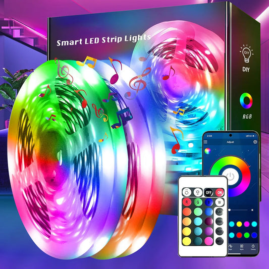 Led Smart Strip Lights with App Control Remote