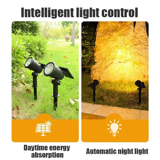 Adjustable Solar LED Spotlights – IP65 Outdoor Garden Lights (4/9 Pack)