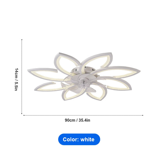 Modern LED Ceiling Fan Light with Remote Control