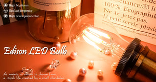 Vintage LED Edison Bulb – E14 / E27 Filament Light