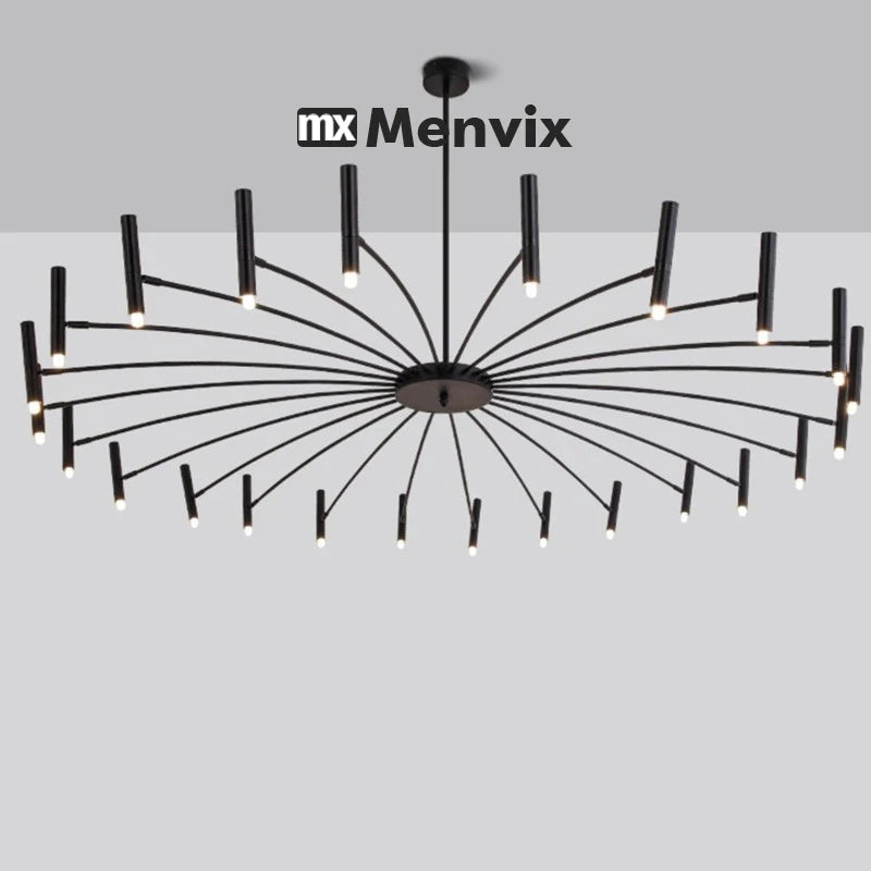 Modern Dimmable LED Chandelier with High-Lumen Illumination