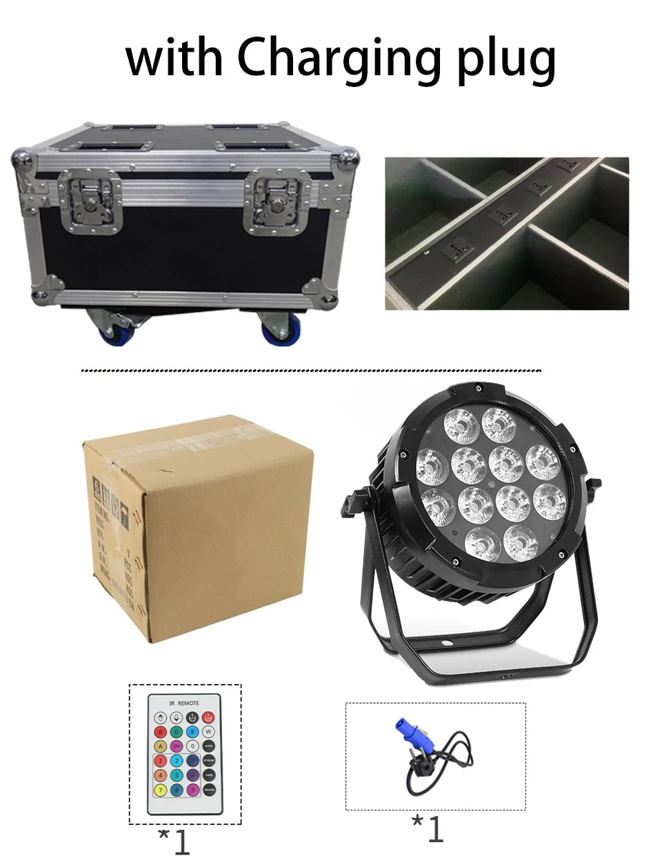 IP65 Waterproof Wireless Battery LED Par Light