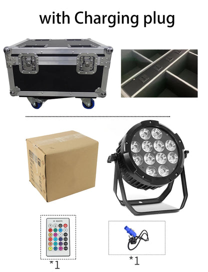 IP65 Waterproof Wireless Battery LED Par Light