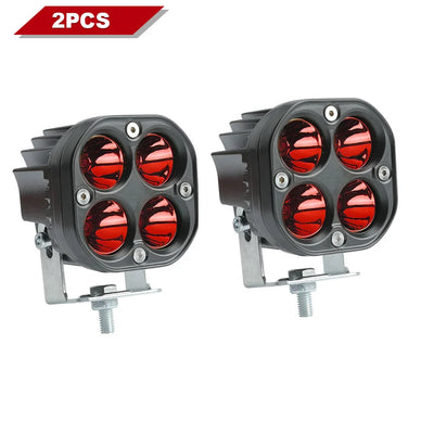 3-Inch Dual-Color LED Light Bar – Red & Green Off-Road Spotlight IP67