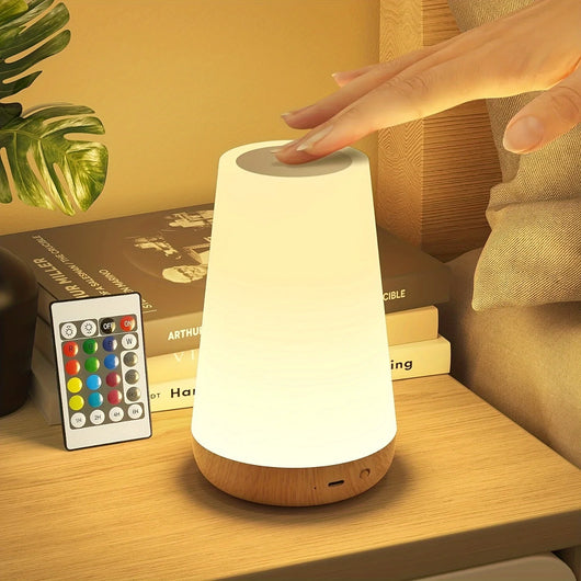 RGB LED Night Light 13 Colors Touch & Remote Control