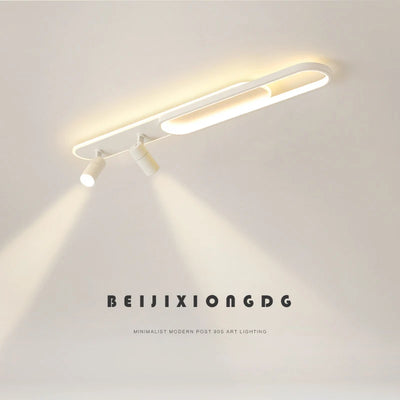 Modern Acrylic LED Chandelier – Adjustable Spotlights, Dimmable