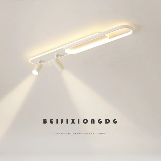 Modern Acrylic LED Chandelier – Adjustable Spotlights, Dimmable