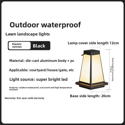 Portable Solar Outdoor Lamp – Waterproof Garden & Patio Light