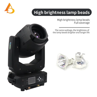 200W LED Gobo Moving Head Light – DMX Beam & Pattern Stage Projector