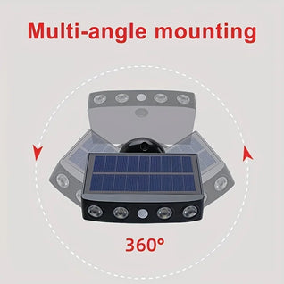 4 LED Solar Motion Sensor Security Light – Waterproof Outdoor Wall Lamp