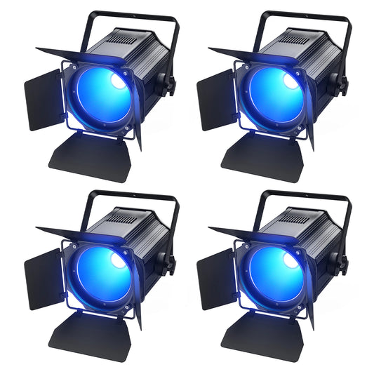 200W 6-in-1 RGBWA+UV COB Par Lights