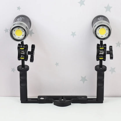 Seafrogs Aluminum Alloy Tray with Diving 40M Waterproof Underwater LED Photography Lighting Clamp
