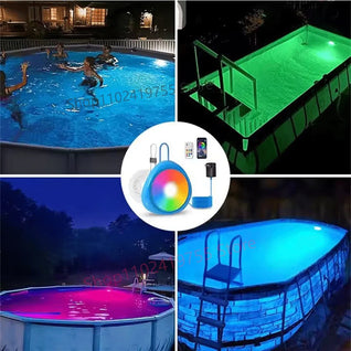 Smart RGB LED Underwater Pool Light – IP68 Waterproof with App & Remote Control