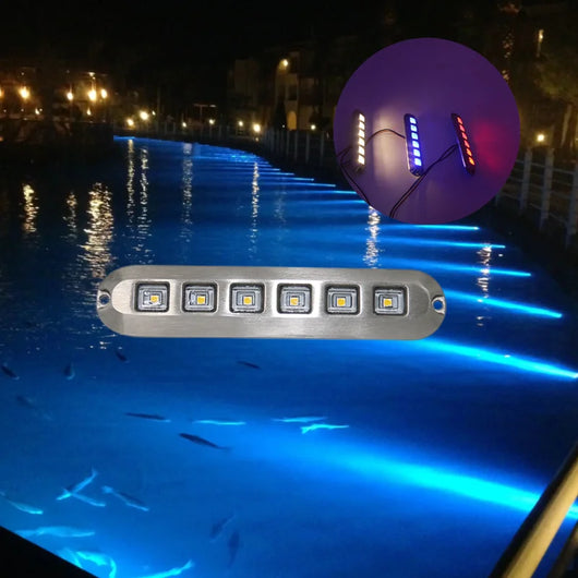 LED Underwater Light 6W / 12W / 18W – 316L Stainless Steel Marine Pool