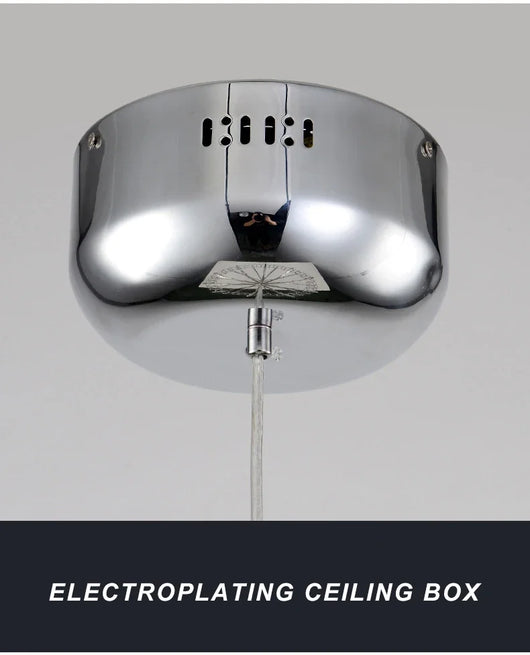 Firework Ball LED Chandelier – Modern Stainless Steel Pendant Light