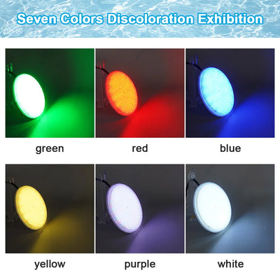 18W RGB LED Underwater Pool Light – IP68 Waterproof with Remote Control