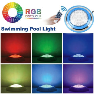 AC12V 35W 360LED Waterproof Pool Light Multicolor RGB Underwater Lamp with Remote Control