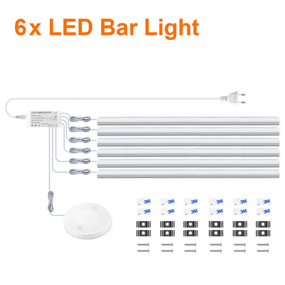 Touch Sensor LED Cabinet Light – Dimmable Under Cabinet &amp; Wardrobe Lighting