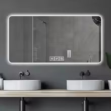 28x60 Inch LED Bathroom Mirror – Corrosion-Resistant Anti-Rust Vanity Mirror with 3-Color Dimmable Lighting