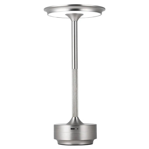 Rechargeable LED Table Lamp – Touch Dimmable USB Desk Light (Black, Gold, Silver)