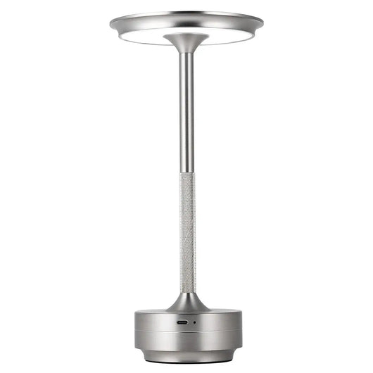 Rechargeable LED Table Lamp – Touch Dimmable USB Desk Light (Black, Gold, Silver)