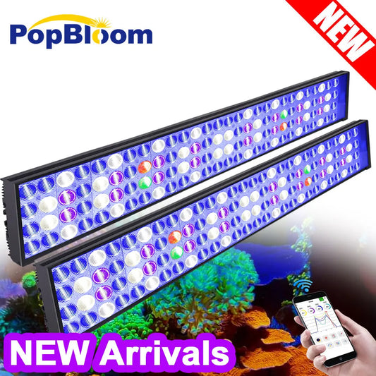 2PCS PopBloom-H75 WiFi Marine Aquarium Light