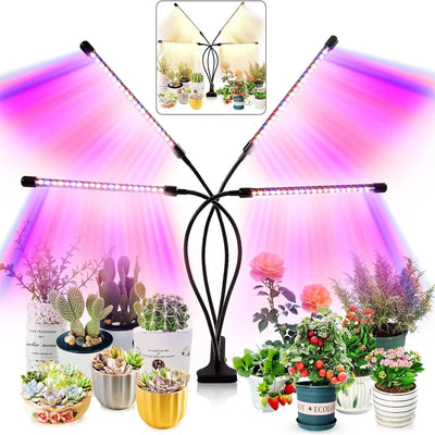 3-Color LED USB Grow Light – Full Spectrum Dimmable Plant Lamp for Indoor Plants