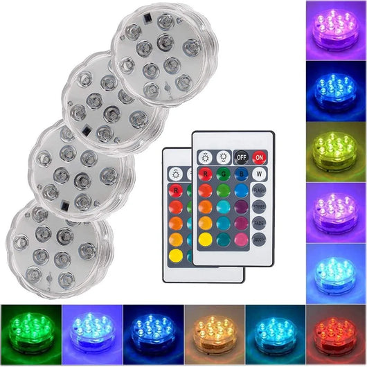 RGB Solar Floating Pool Light – IP68 Waterproof with Remote Control