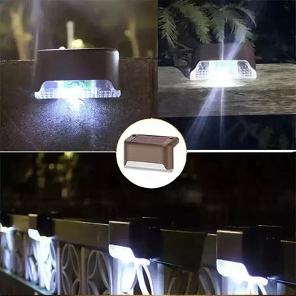 Solar Step Lights Outdoor – IP65 Waterproof LED Stair, Deck & Pathway Lights