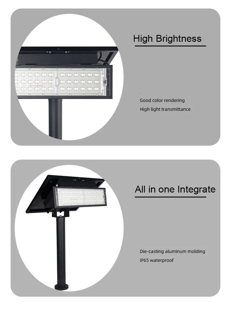 Outdoor IP65 Solar Powered LED Sign & Billboard Light