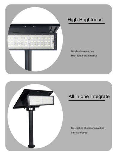 Solar LED Sign Light IP65 – Outdoor Billboard, Wall & Pathway Lighting