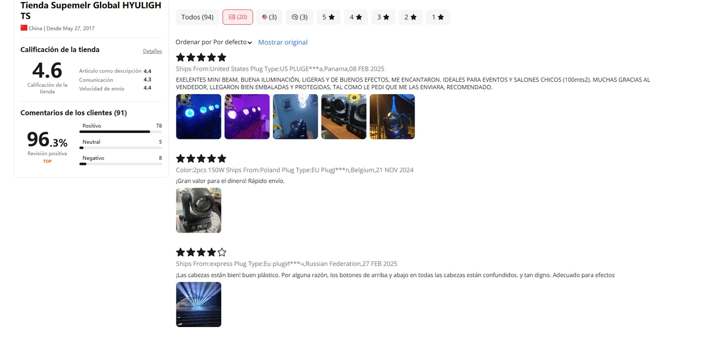 2PCS 150W LED Beam Moving Head Stage Light