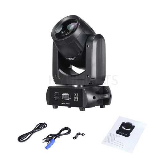 2-Pack 150W LED Moving Head Beam Lights with Prism & Gobo – DMX Stage Lighting