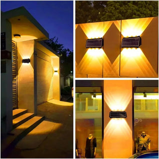 Solar LED Wall Light – Up & Down Waterproof Outdoor Lamp