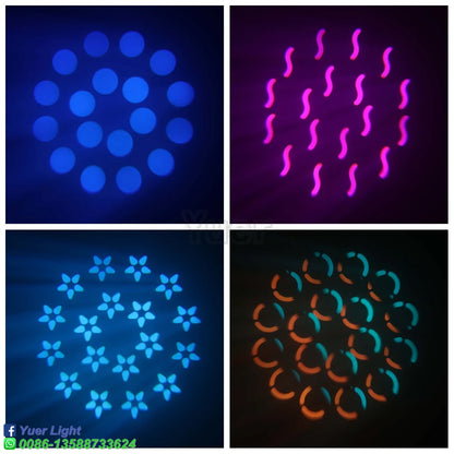 2PCS 200W LED Moving Head Beam & Spot Stage Lights