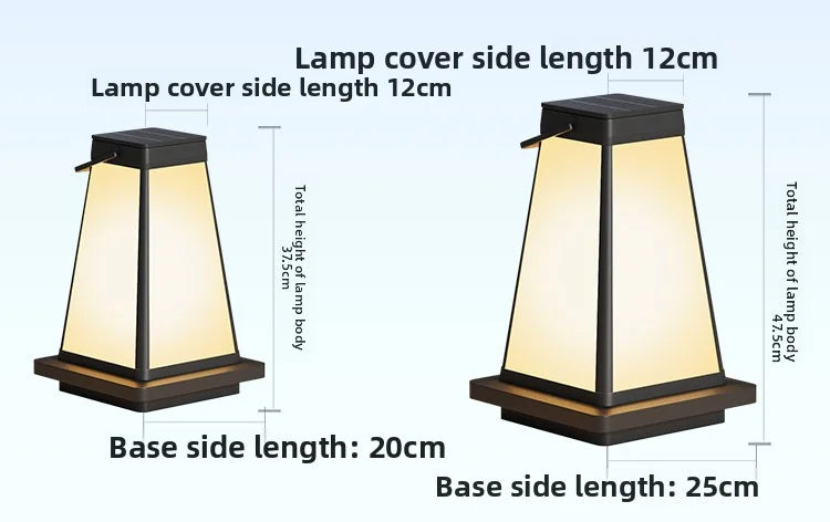 New Outdoor Waterproof Solar Garden Lawn Lamp Camping Balcony Garden Decoration Ambient Light Outdoor Dining-Table Portable Lamp