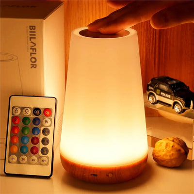 RGB LED Night Light 13 Colors Touch & Remote Control
