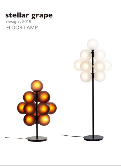 Modern Glass Bubble Floor Lamp
