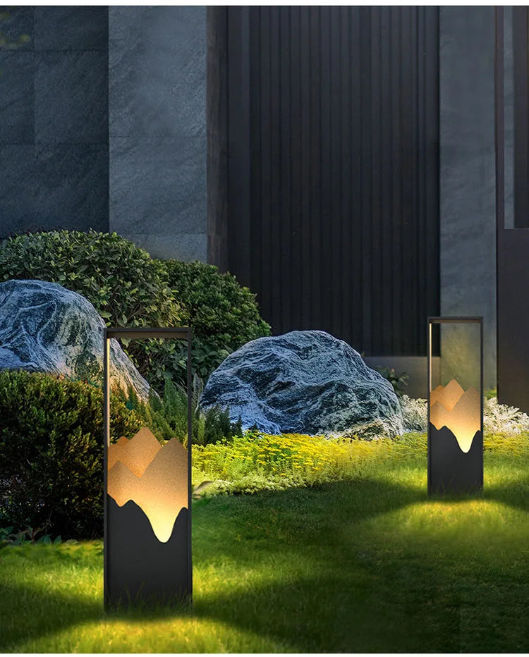 LED Lawn Light AC110V 220V Waterproof IP65 Outdoor Stainless Steel Street Lamp For Garden Path Landscape Park Courtyard Lighting