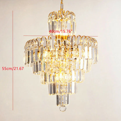 Modern Luxurious K9 Crystal Chandelier for Elegant Home Décor