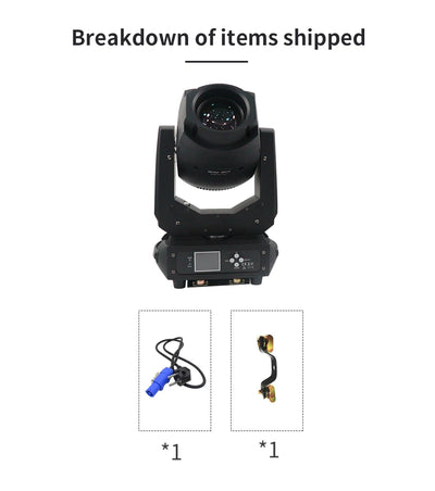 200W LED Gobo Moving Head Light – DMX Beam & Pattern Stage Projector