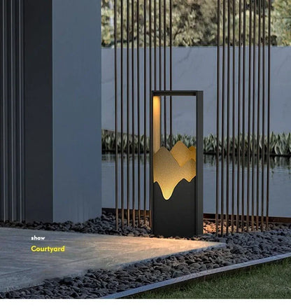 LED Lawn Light AC110V 220V Waterproof IP65 Outdoor Stainless Steel Street Lamp For Garden Path Landscape Park Courtyard Lighting