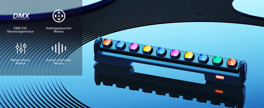 250W RGBW LED Wall Washer Beam Light | DMX512 Stage Lighting