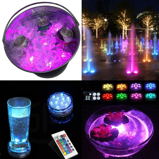 RGB Solar Floating Pool Light – IP68 Waterproof with Remote Control
