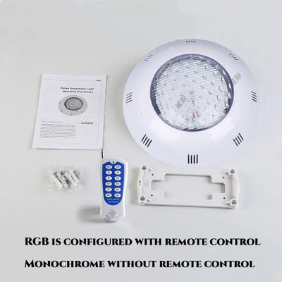 IP68 RGB LED Underwater Pool Light – Color-Changing Swimming Pool Lamp with Remote