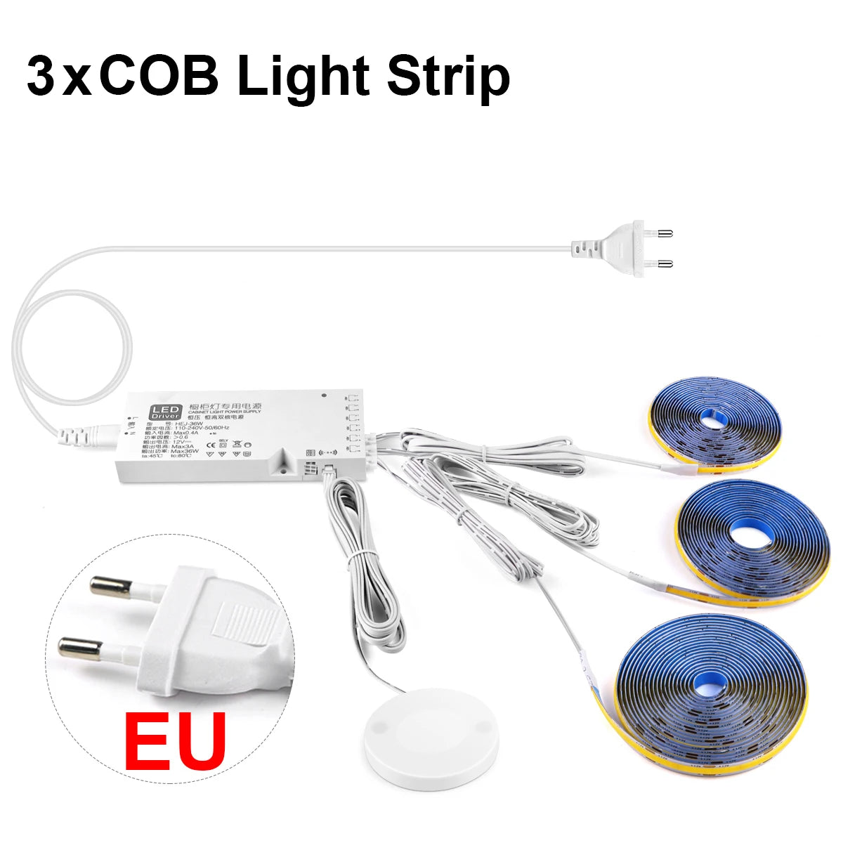 COB LED Strip Light with Sensor