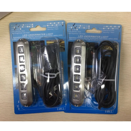 LED Underwater Light 6W / 12W / 18W – 316L Stainless Steel Marine Pool