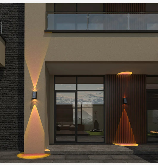 Solar Up & Down Wall Light – Modern Outdoor Fence & Garden Lamp | Replace