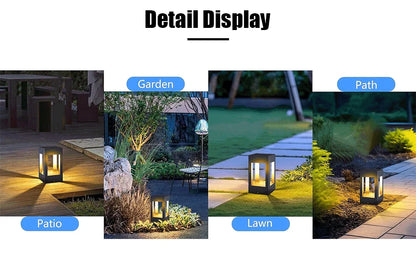 Outdoor Lawn Lights LED IP54 Waterproof Warm Light Lawn Lamp Landscape Walkway Lighting Porch Patio Ambiance Decoration Lighting